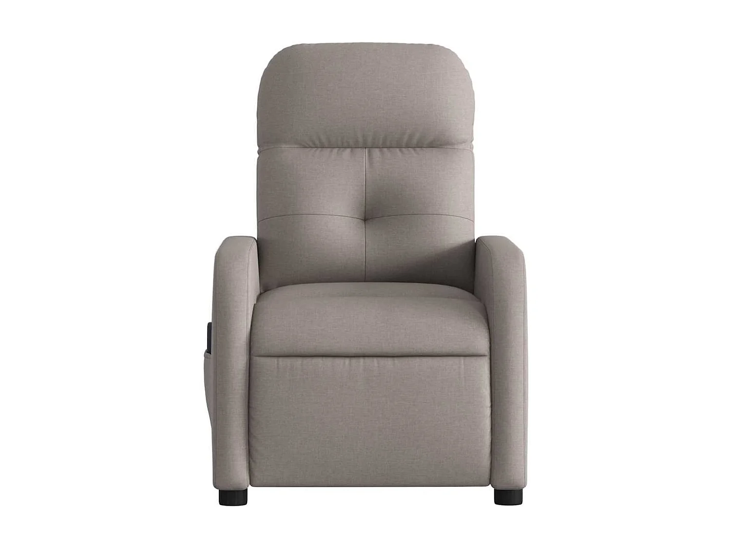 Sillón de salón | Silla | Sillón de masaje reclinable de tela gris taupé SHL8953