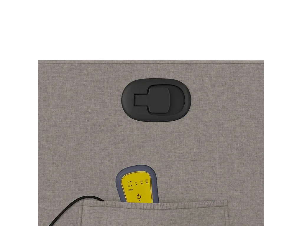 Relaxsessel | Massagesessel Taupe Stoff SHL789