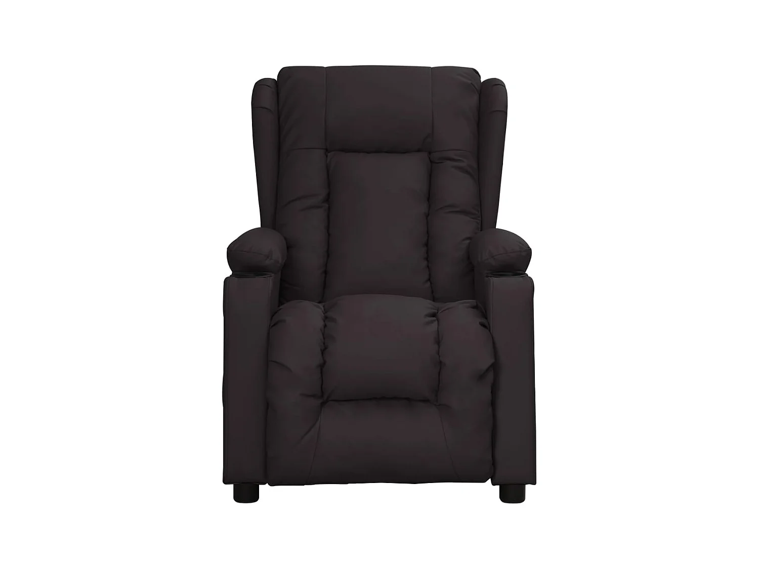 Silla de relax | Sillón elevable cuero sintético negro SHL8447