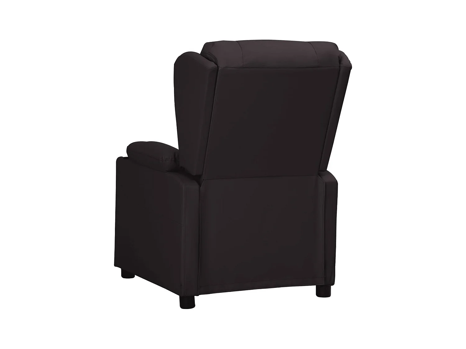 Silla de relax | Sillón elevable cuero sintético negro SHL8447