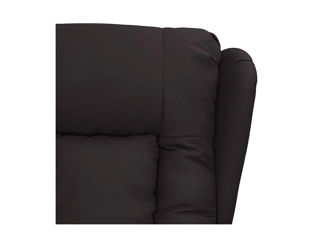 Silla de relax | Sillón elevable cuero sintético negro SHL8447