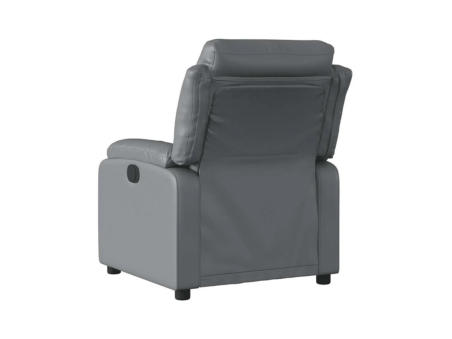 Sillón de salón | Silla | Sillón de masaje reclinable cuero sintético gris SHL9938