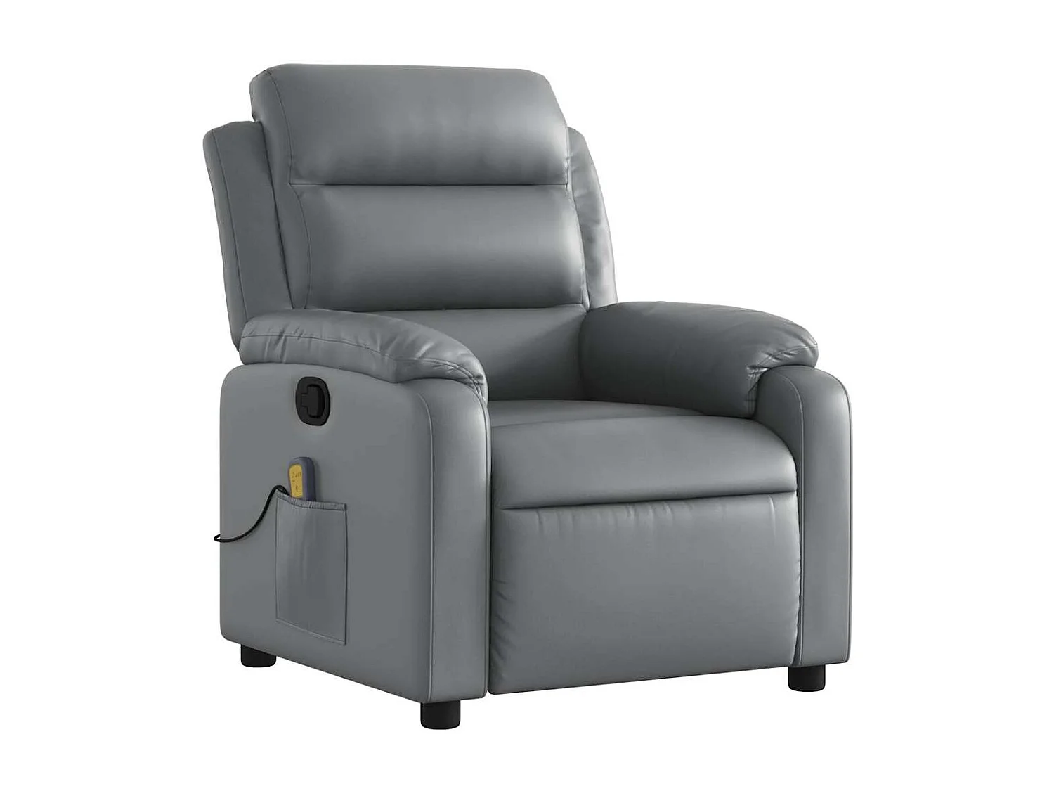 Relaxsessel | Massagesessel Grau Kunstleder SHL47204