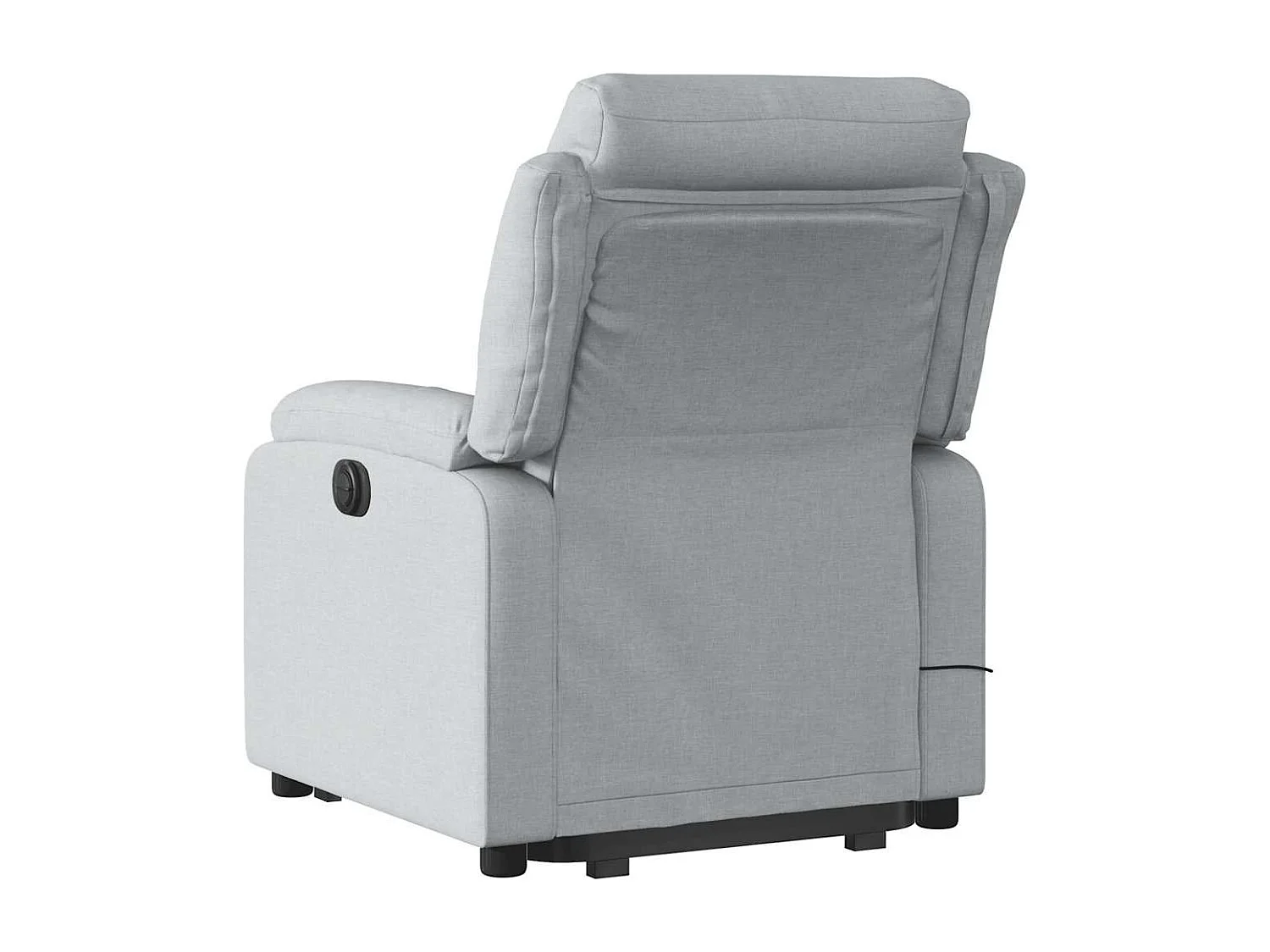 Fauteuil inclinable-Chaise de relax-Fauteuil de Massage Gris clair Tissu SHL4973