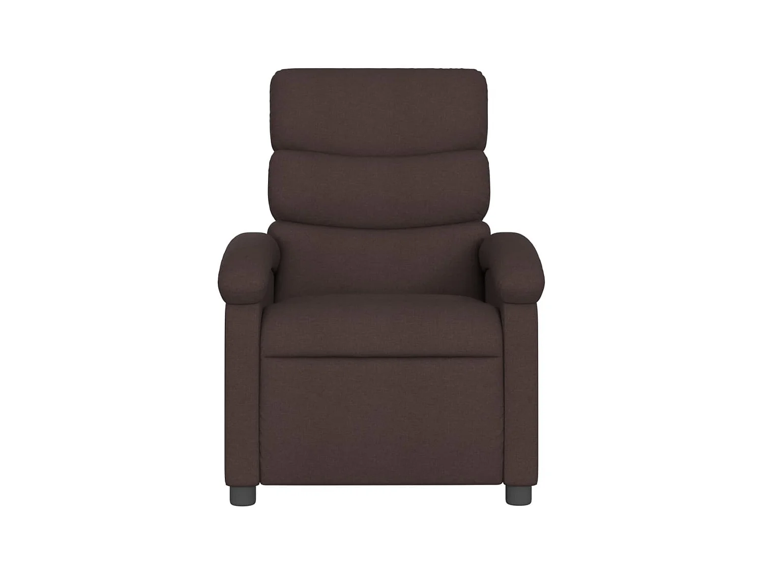 Sillón de relax | Silla | Sillón reclinable de tela marrón oscuro SHL3868