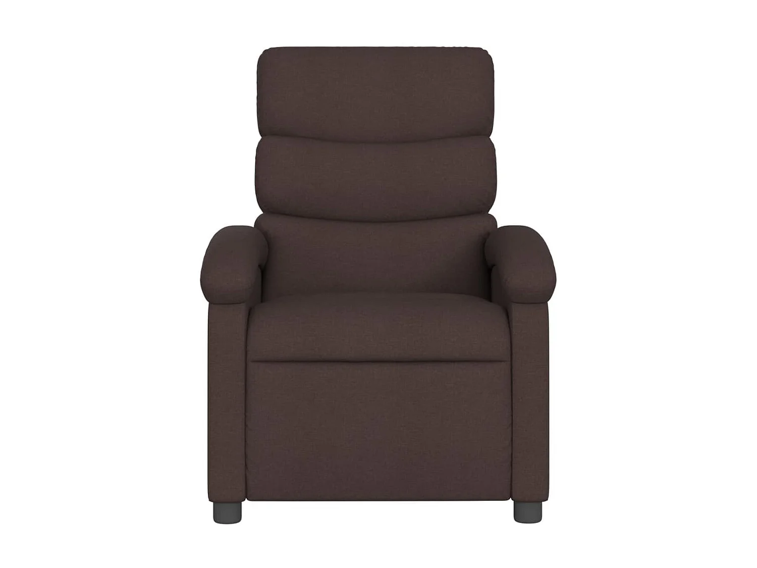 Relaxsessel | Lounge Sessel für Wohnzimmer Dunkelbraun Stoff SHL85795