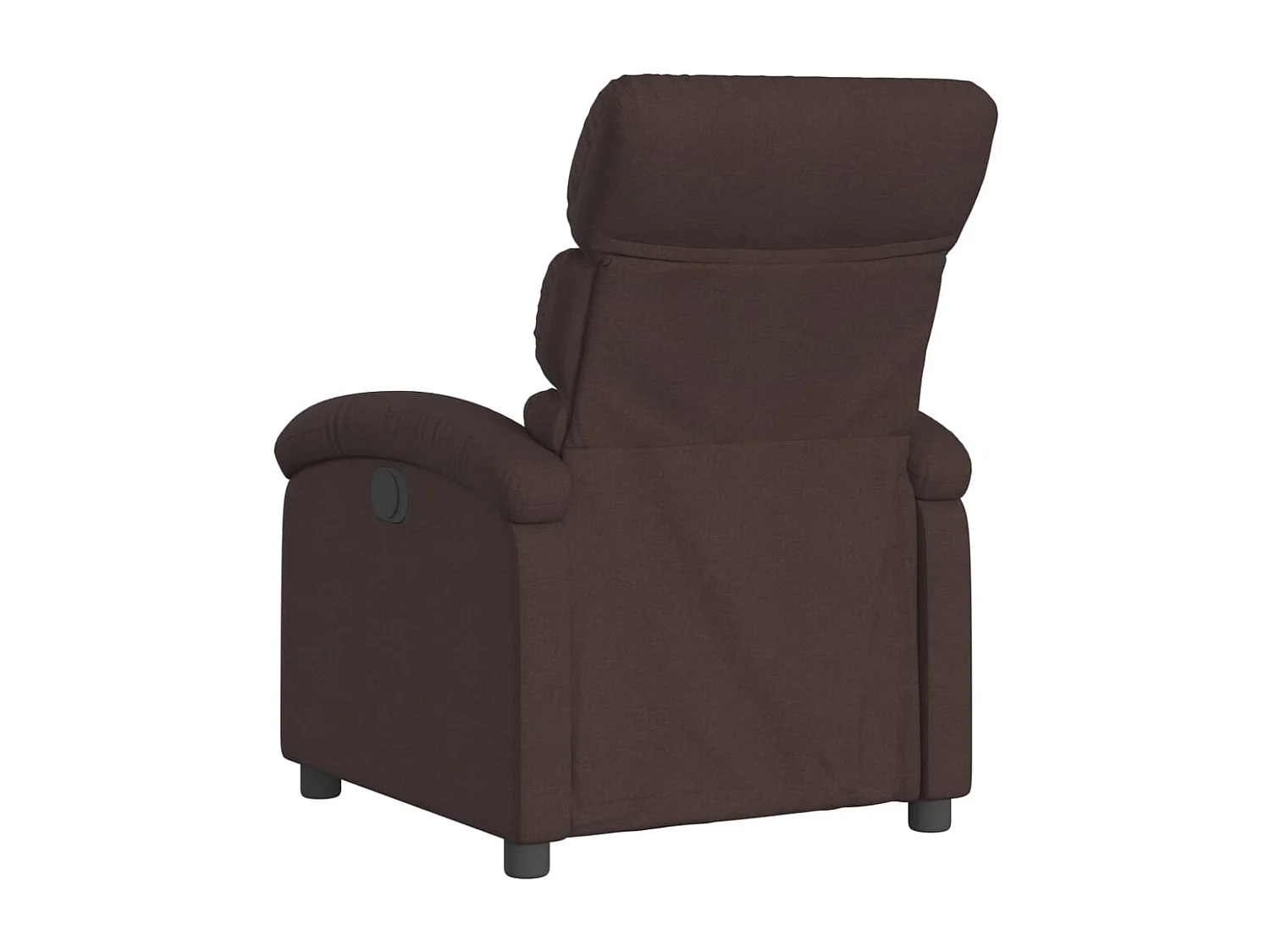 Relaxsessel | Lounge Sessel für Wohnzimmer Dunkelbraun Stoff SHL85795