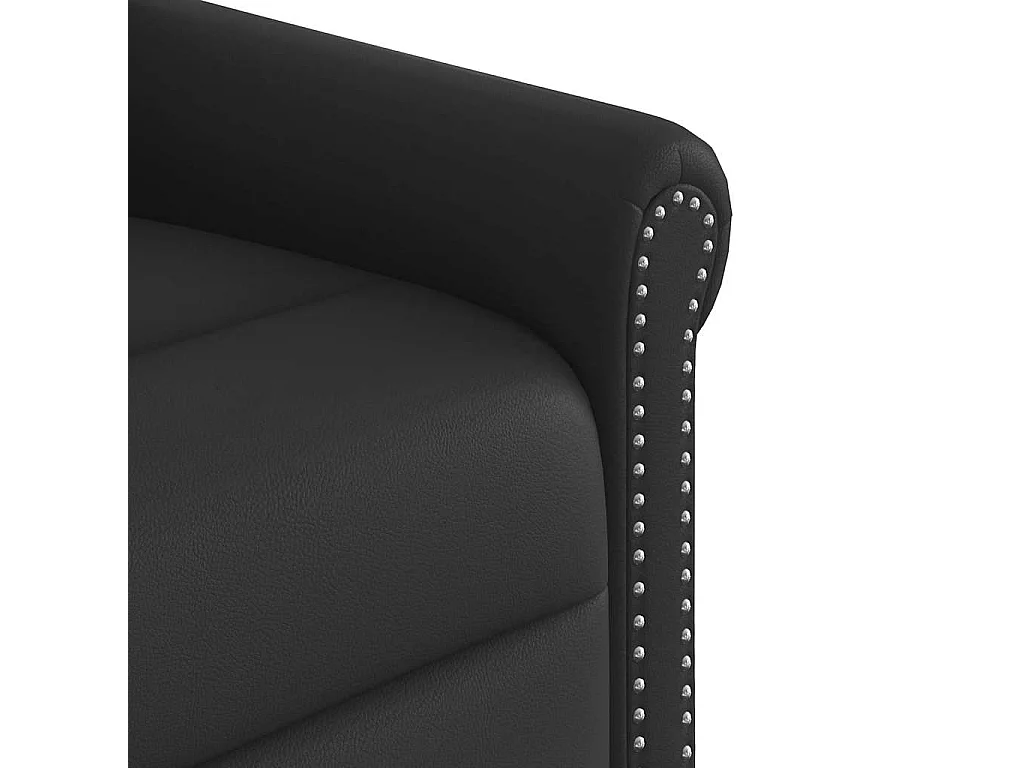 Sillón de relax | Sillón reclinable de masaje eléctrico negro brillante SHL5767