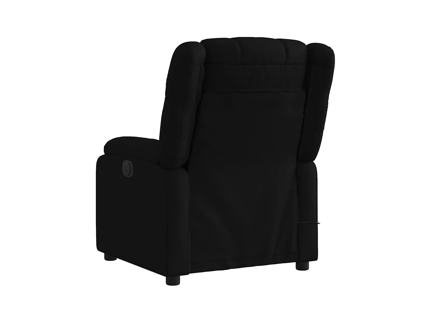 Fauteuil inclinable-Chaise de relax-Fauteuil de Massage noir tissu SHL3911