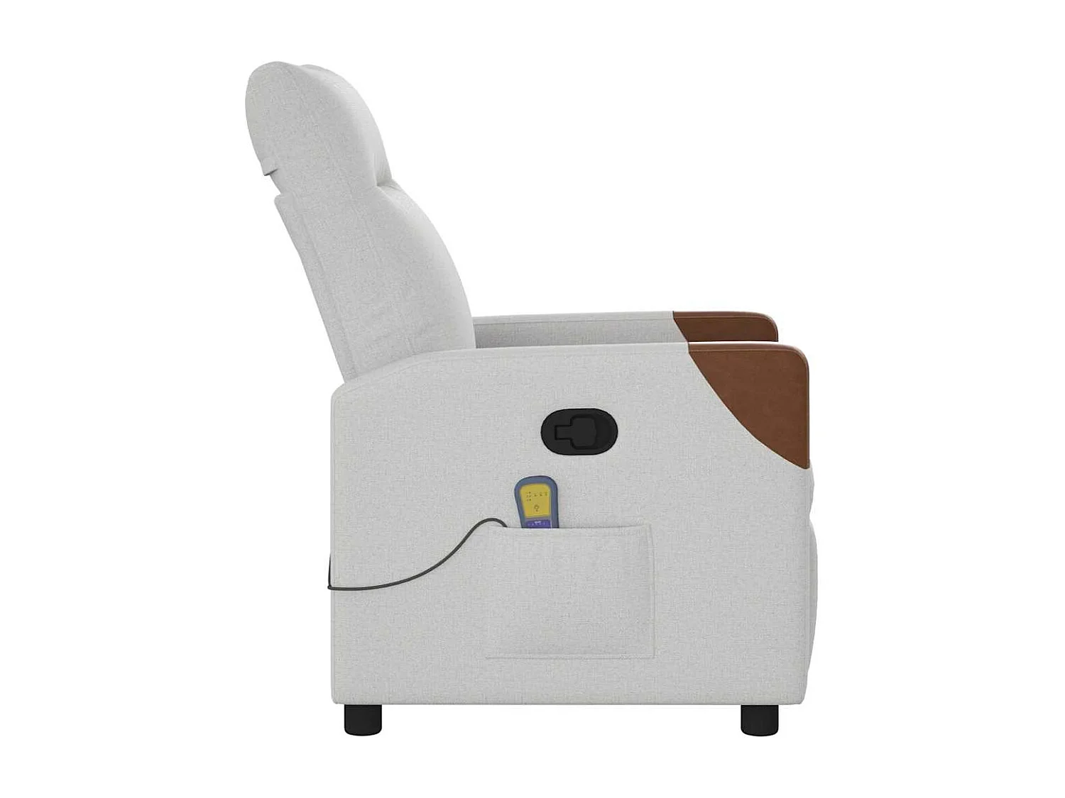 Relaxsessel | Massagesessel Wolkengrau Stoff SHL69420