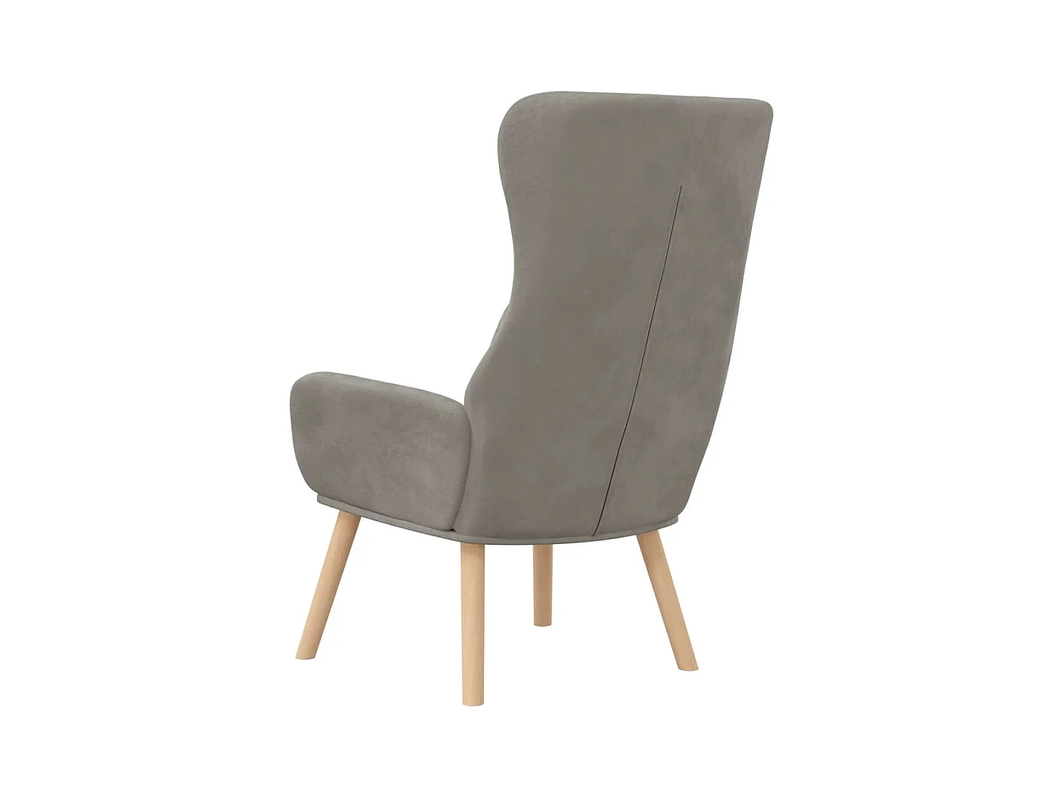 Sillón de relax | Silla de relax de terciopelo gris claro SHL4110