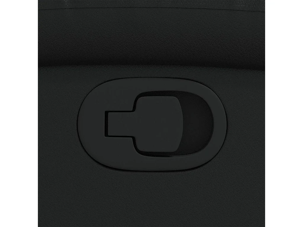 Fauteuil inclinable-Fauteuil salon Noir Similicuir SHL5460