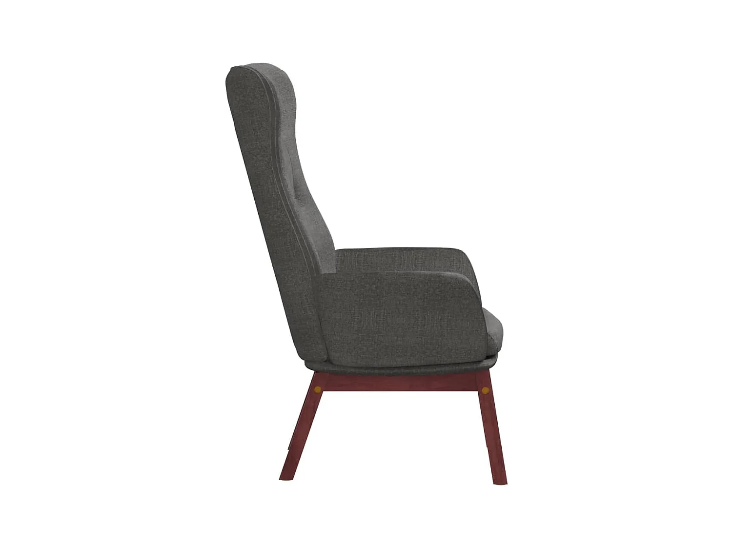 Sillón de relax | Silla de relax de tela gris oscuro SHL6012
