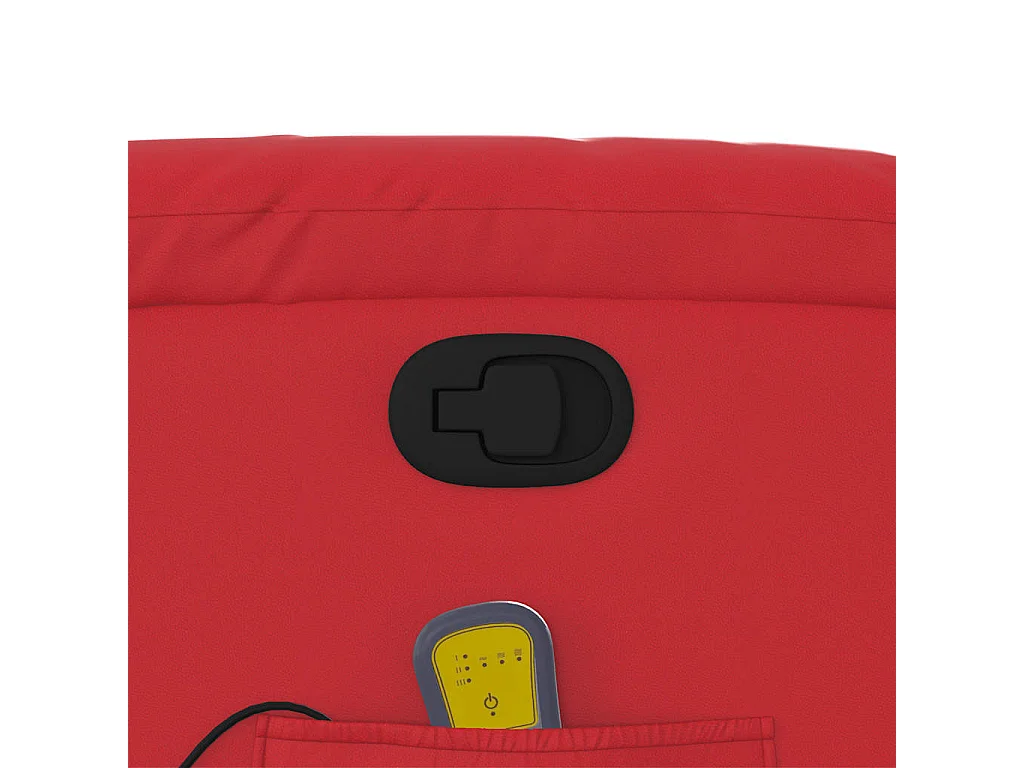 Sillón de salón | Silla | Sillón de masaje reclinable cuero sintético rojo SHL7707