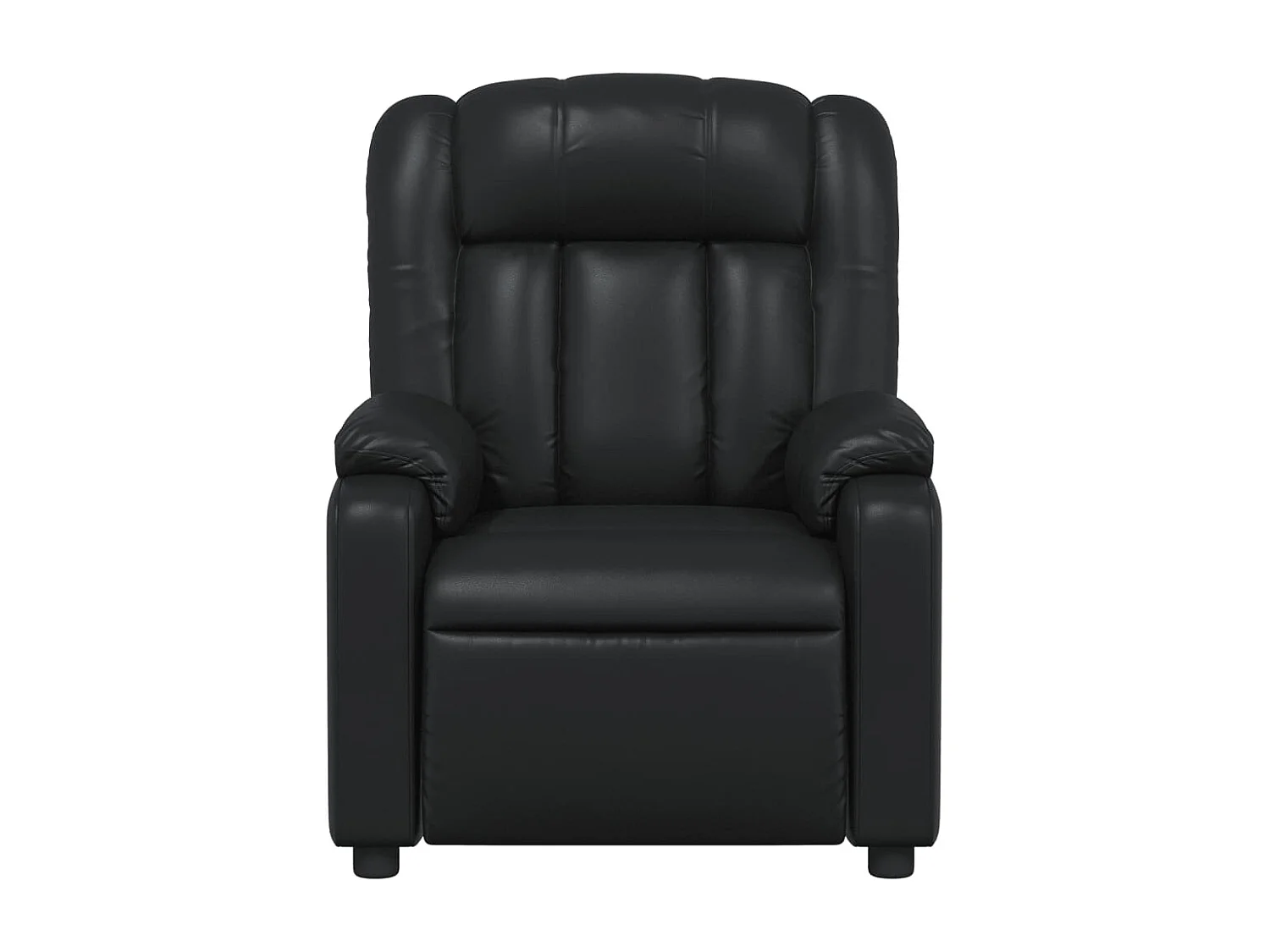 Relaxsessel | Lounge Sessel für Wohnzimmer Schwarz Kunstleder SHL42445