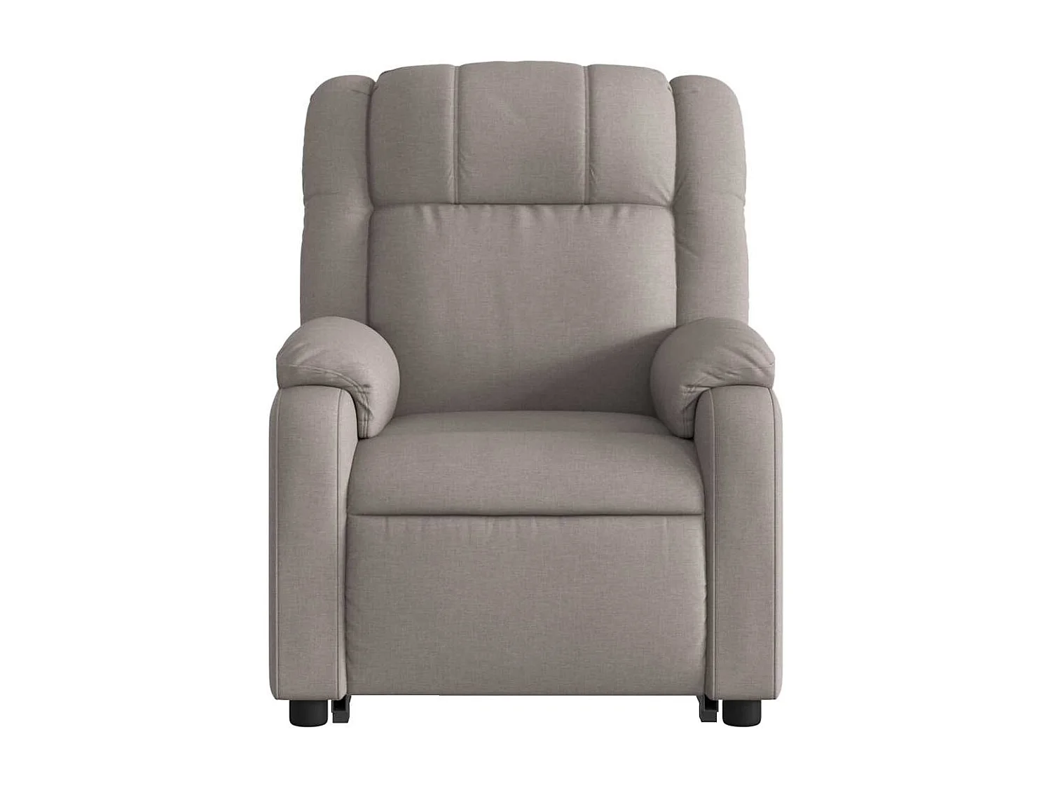 Relaxsessel | Lounge Sessel für Wohnzimmer mit Aufstehhilfe Taupe Stoff SHL4158