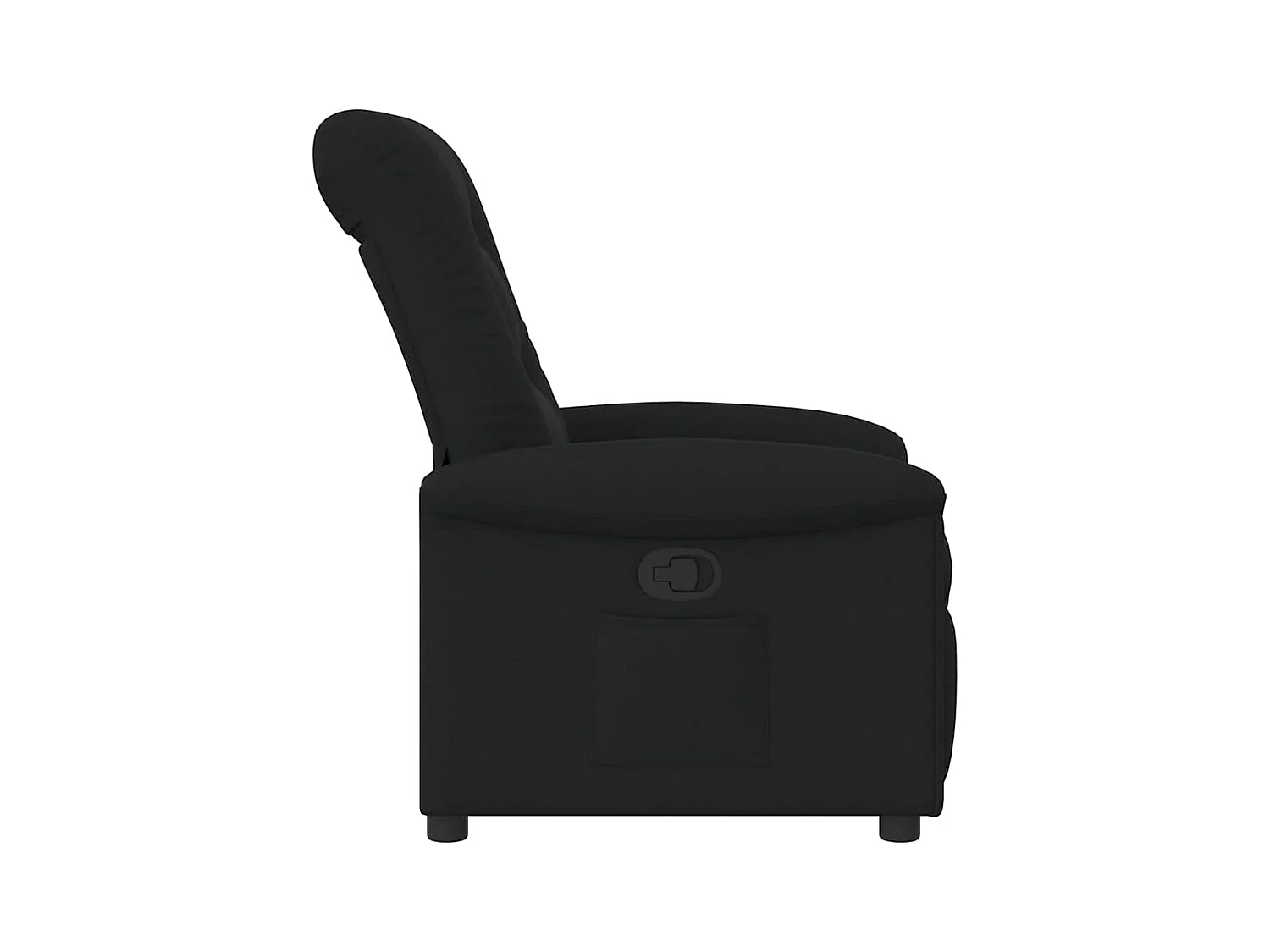 Sillón de relax | Silla | Sillón reclinable de tela negro SHL7836