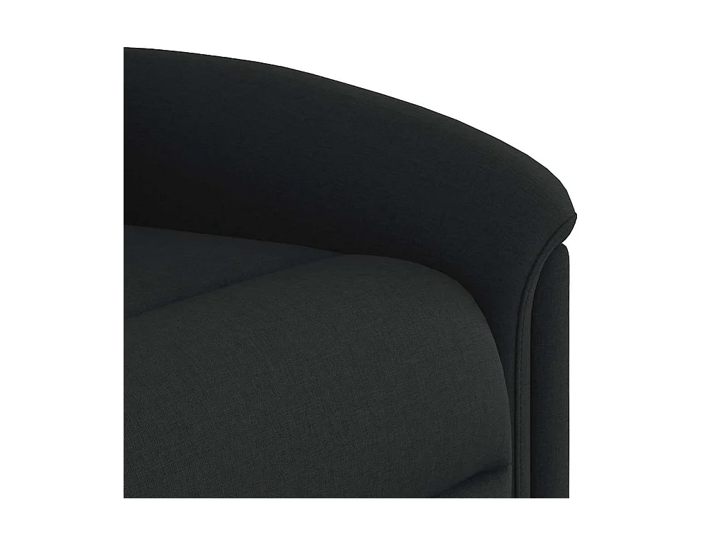 Sillón de relax | Silla | Sillón reclinable de tela negro SHL7836