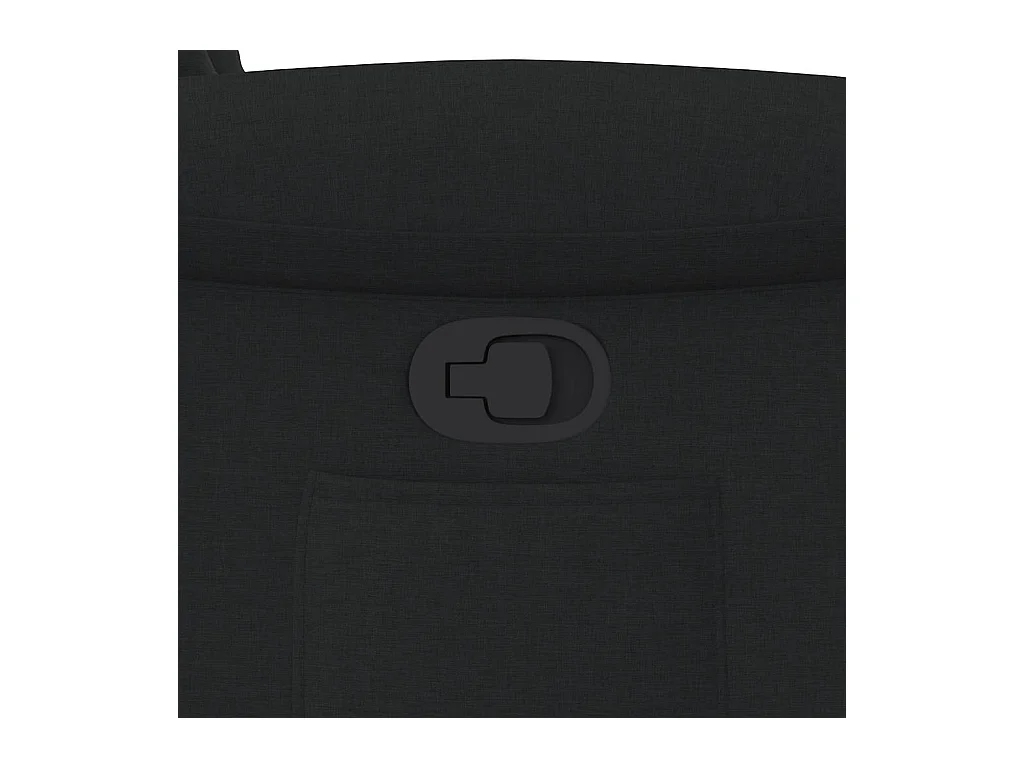Sillón de relax | Silla | Sillón reclinable de tela negro SHL7836