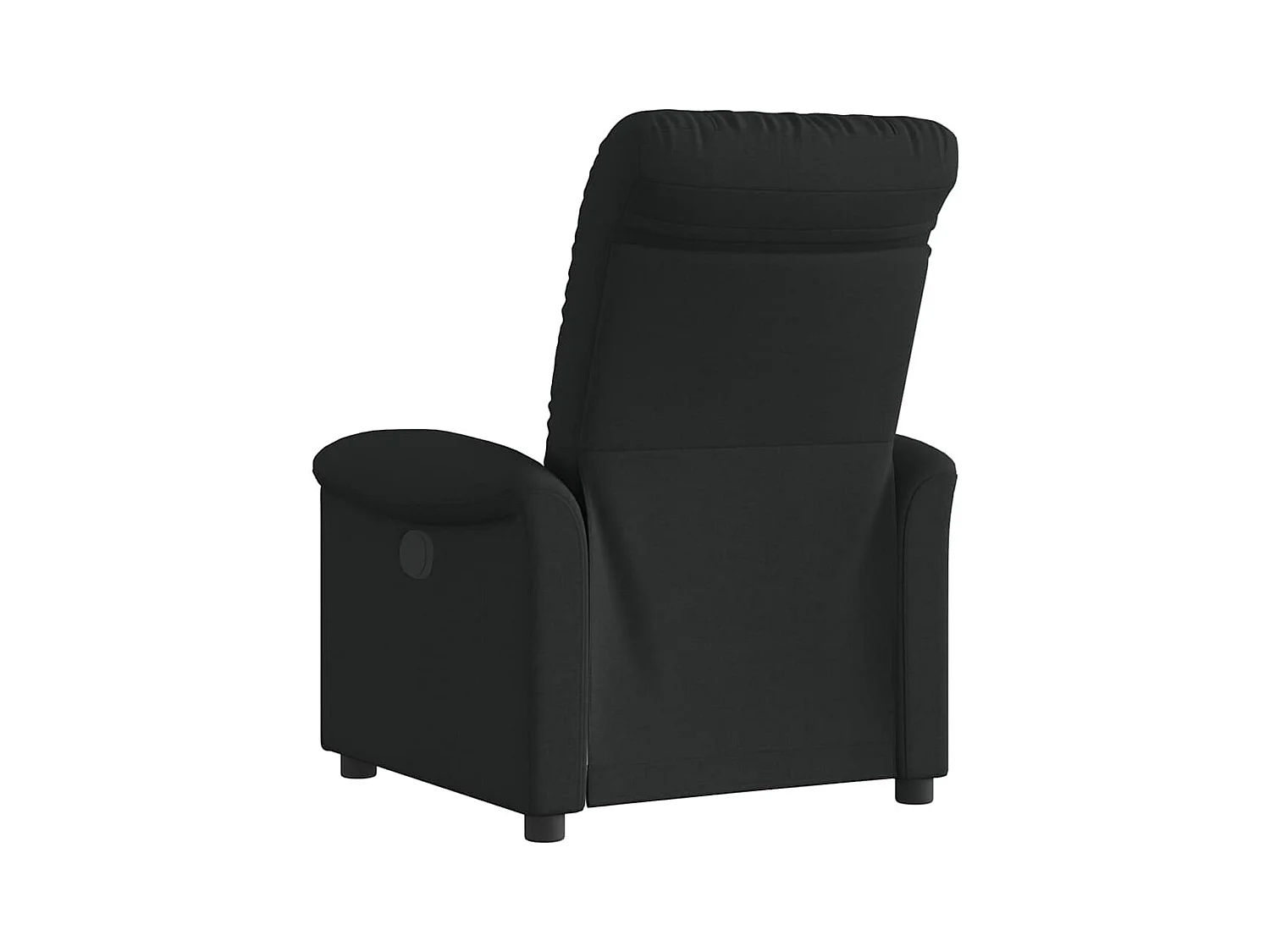 Fauteuil inclinable-Chaise de relax-Fauteuil TV Noir Tissu SHL4715