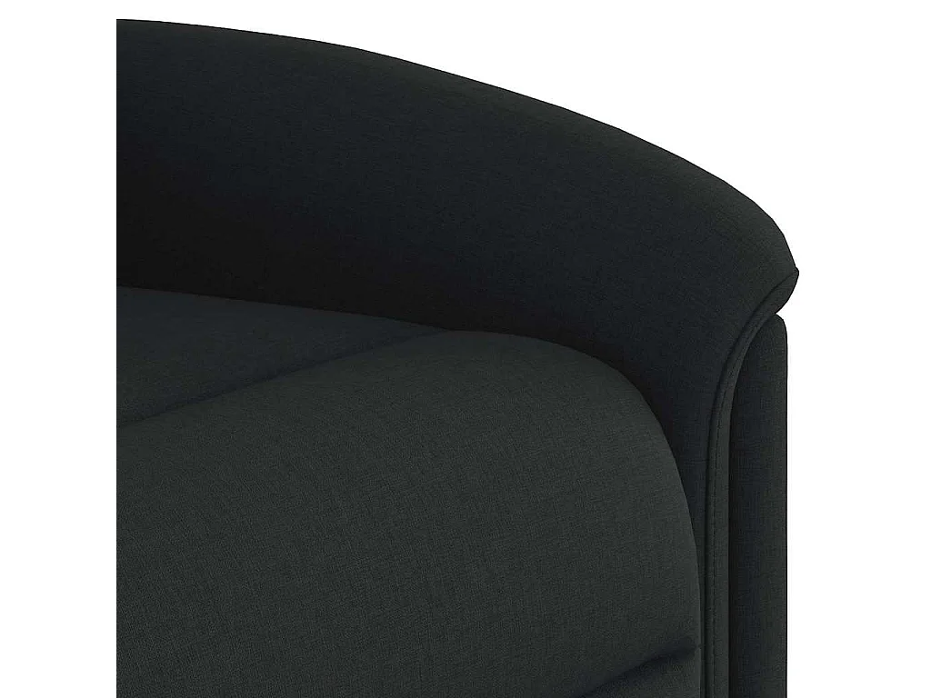 Fauteuil inclinable-Chaise de relax-Fauteuil TV Noir Tissu SHL4715