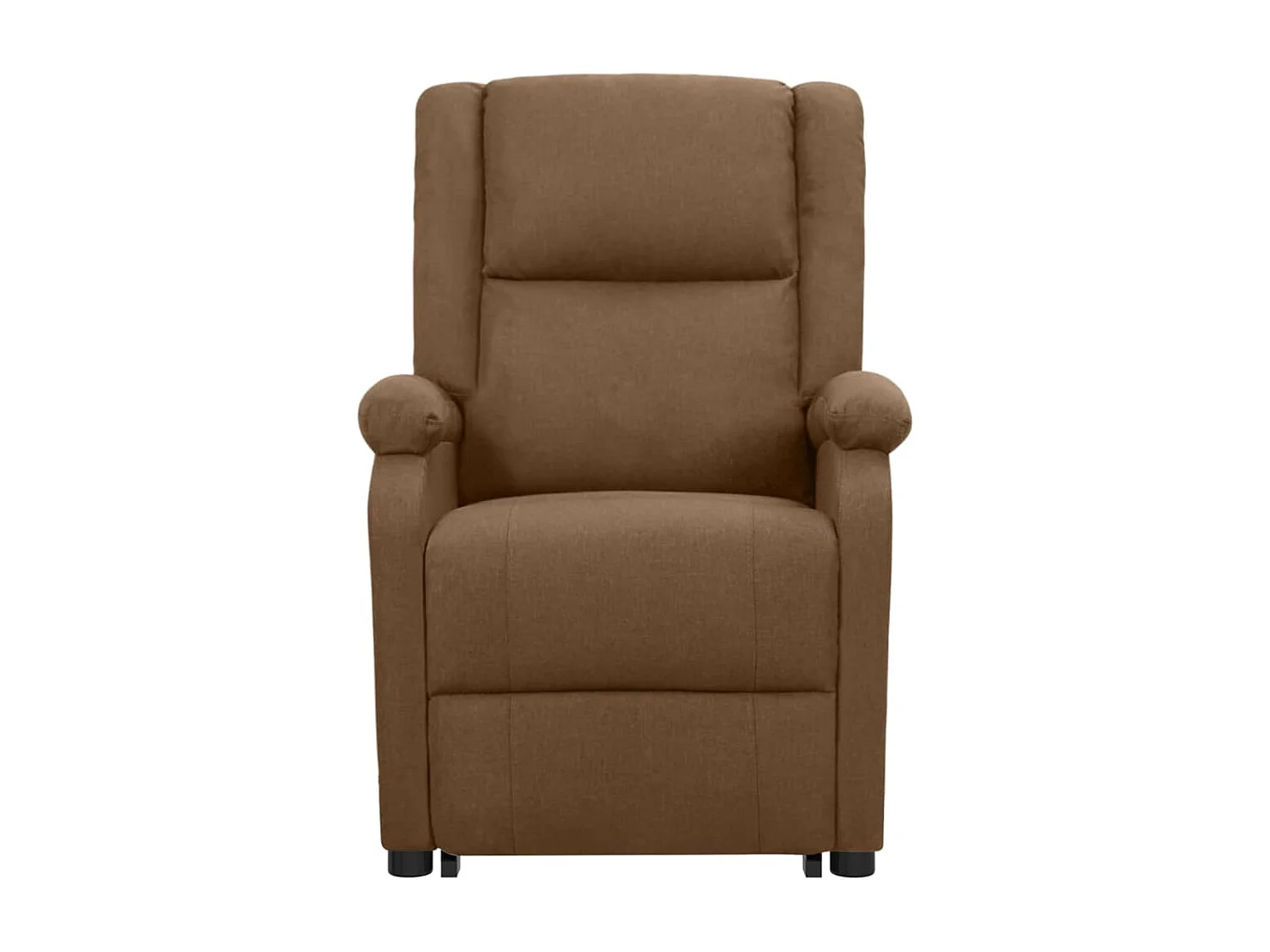 Fauteuil salon-Chaise d'appoint-Fauteuil Marron Tissu SHL4656