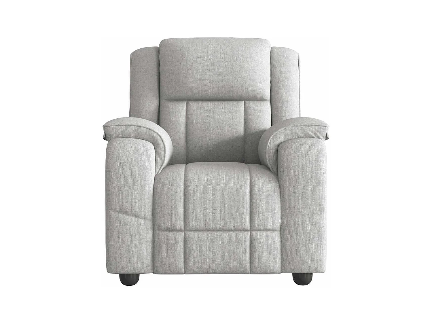 Fauteuil inclinable-Chaise de relax-Fauteuil TV gris nuage tissu SHL3907