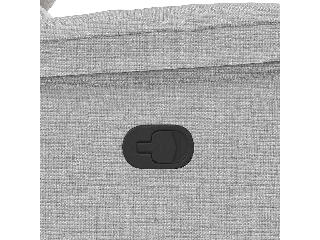 Fauteuil inclinable-Chaise de relax-Fauteuil TV gris nuage tissu SHL3907