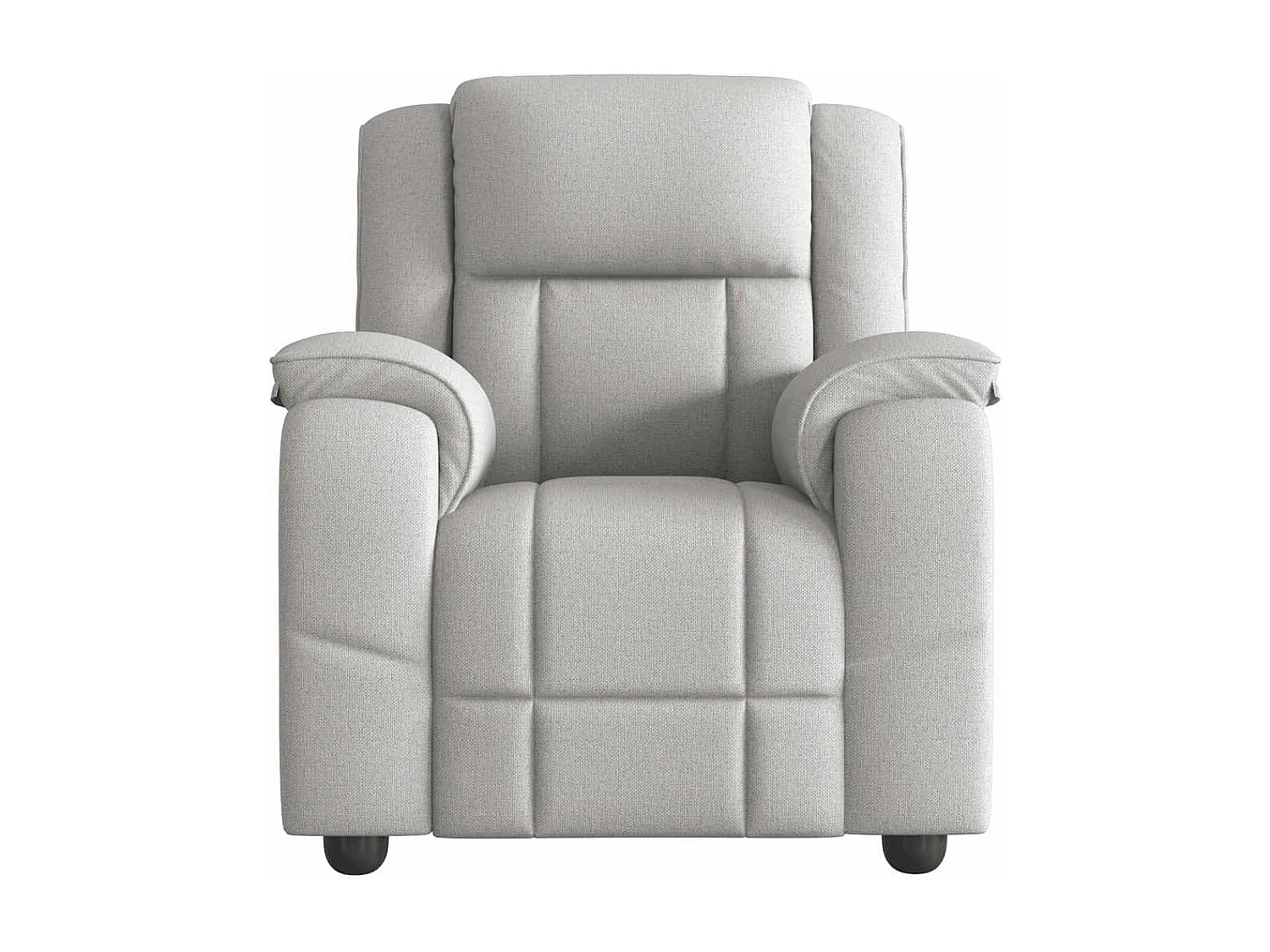 Fauteuil inclinable-Chaise de relax-Fauteuil TV gris nuage tissu SHL3907