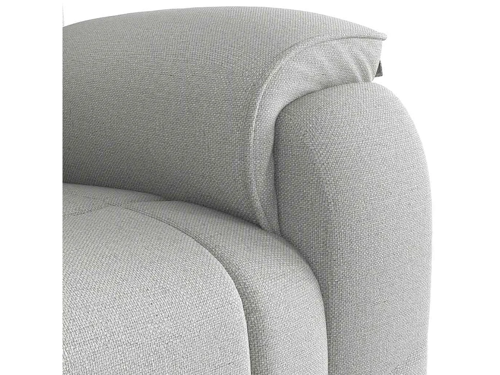 Fauteuil inclinable-Chaise de relax-Fauteuil TV gris nuage tissu SHL3907
