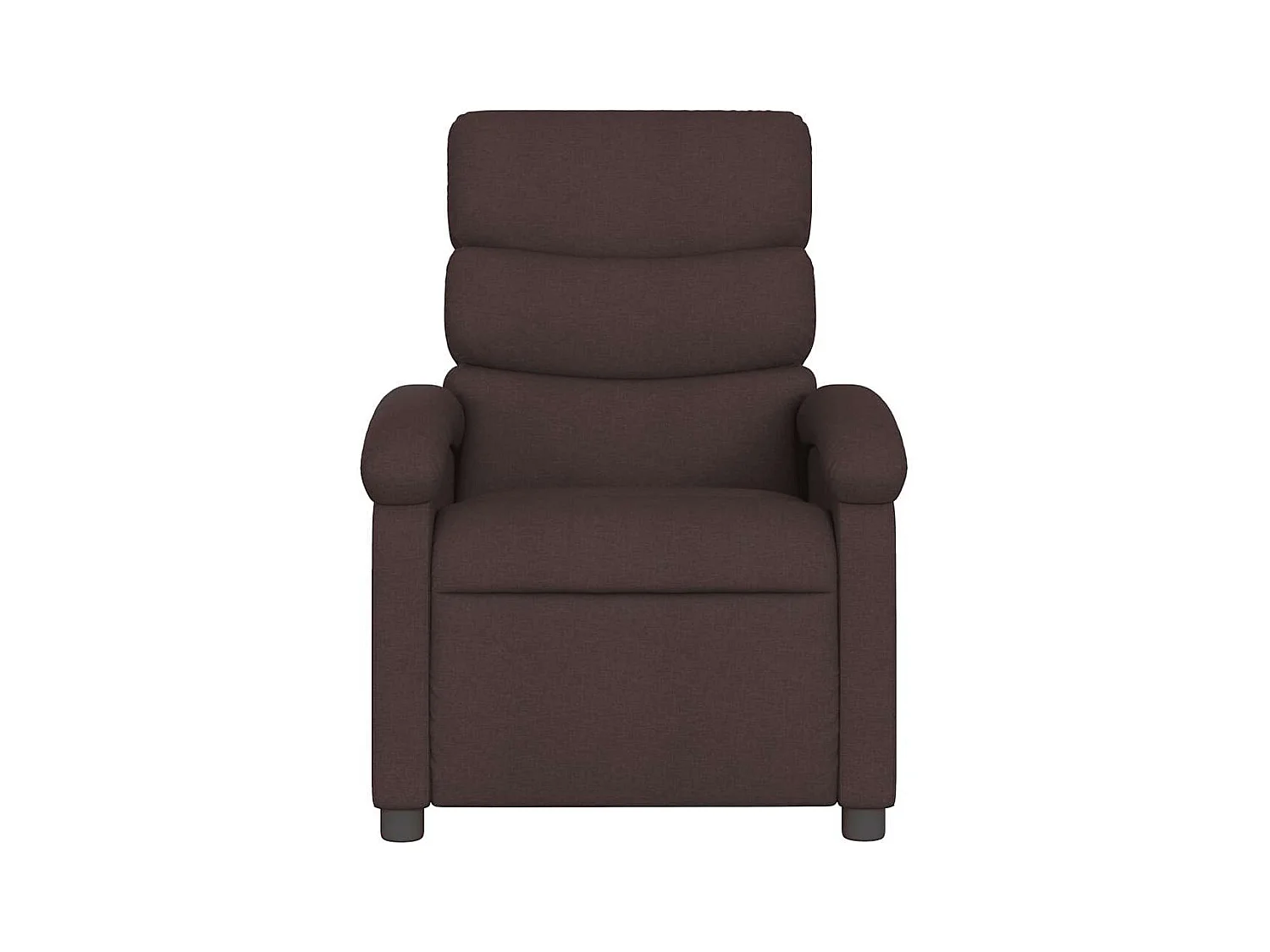 Sillón de salón | Silla | Sillón de masaje reclinable de tela marrón oscuro SHL3777