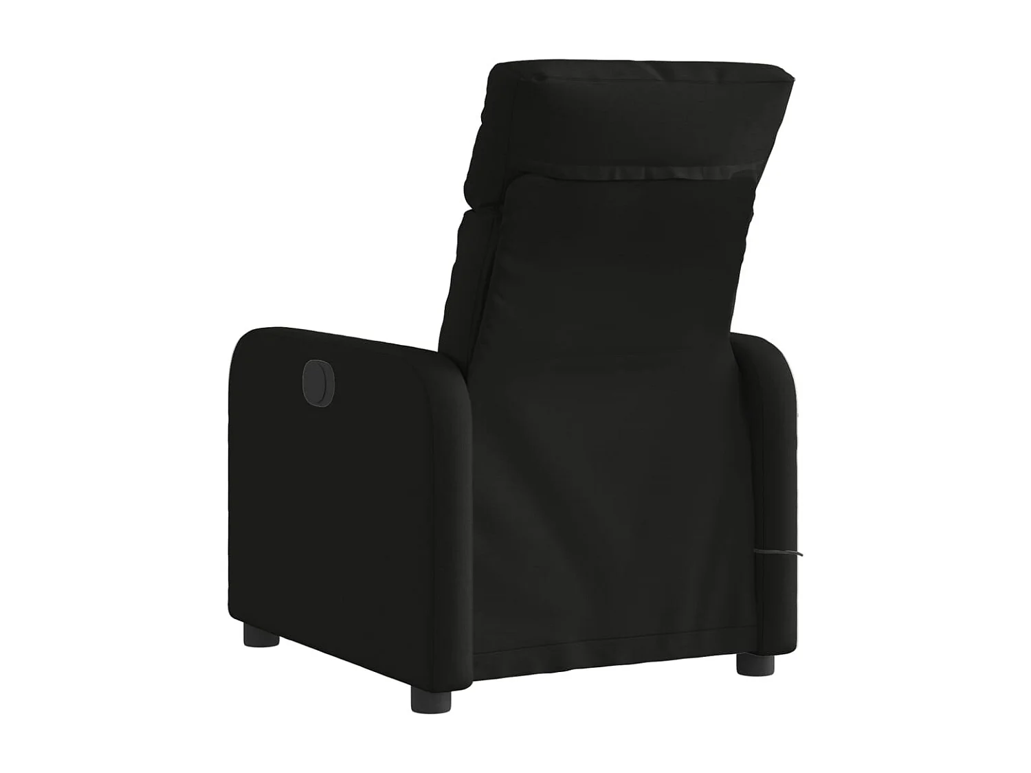 Fauteuil inclinable électrique-Fauteuil de massage de Salon Noir Tissu SHL4510