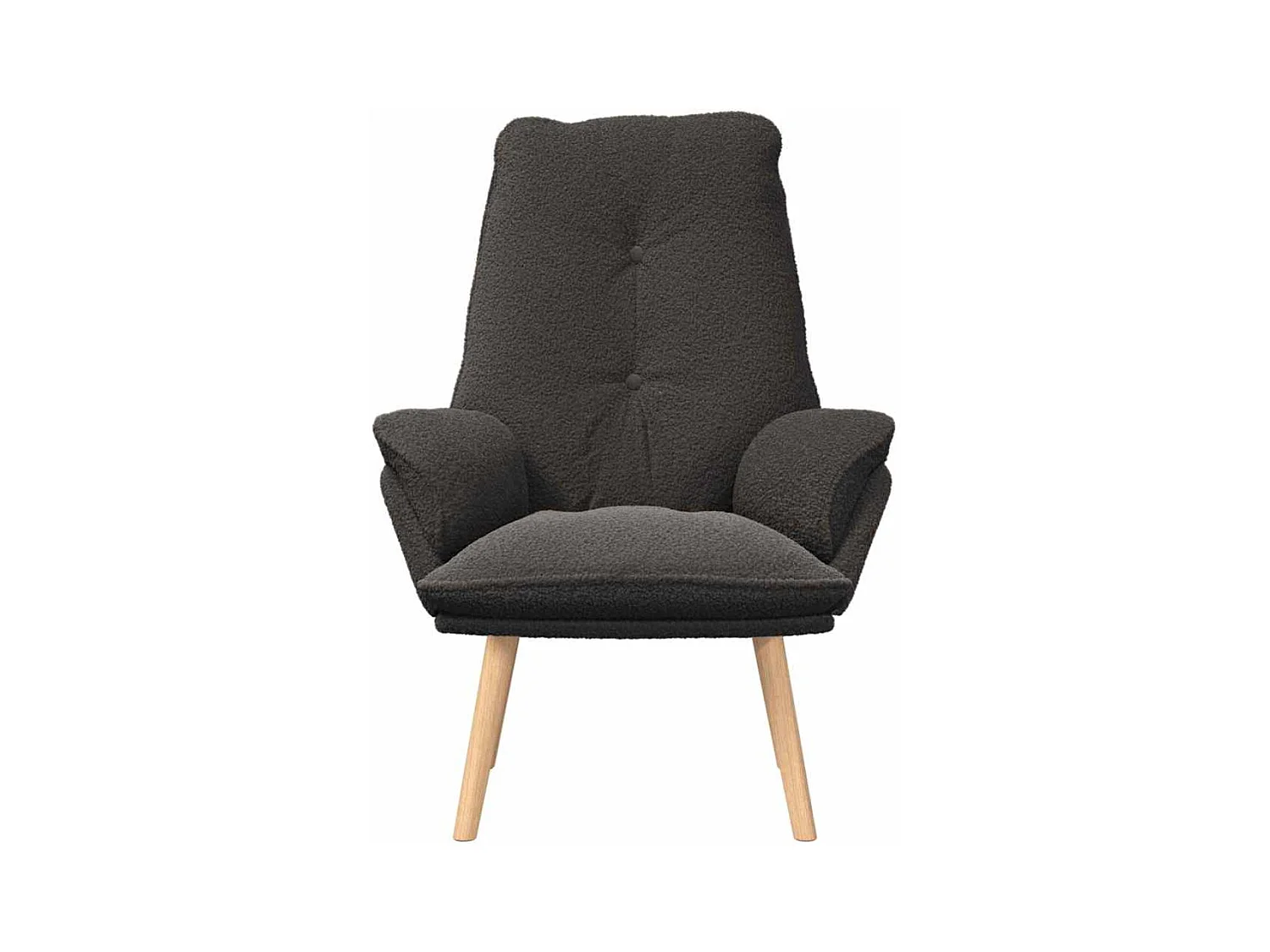 Poltrona | Cadeira de Sala | Cadeira Relaxante Cinzento escuro 69x74x93 cm tecido SHL615206