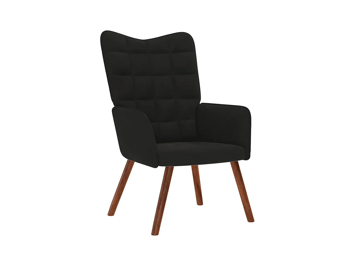 Sillón de relax | Silla de relax de terciopelo negro SHL4602