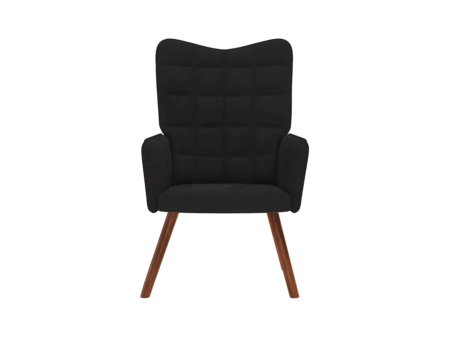 Sillón de relax | Silla de relax de terciopelo negro SHL4602
