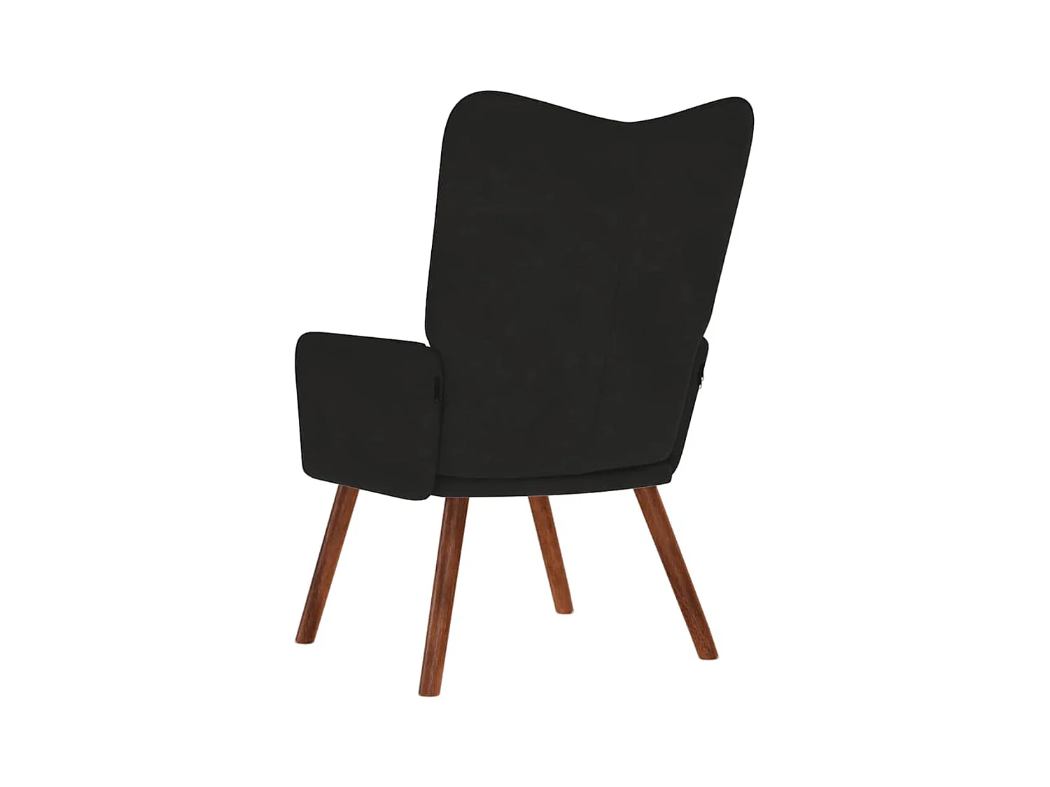 Sillón de relax | Silla de relax de terciopelo negro SHL4602