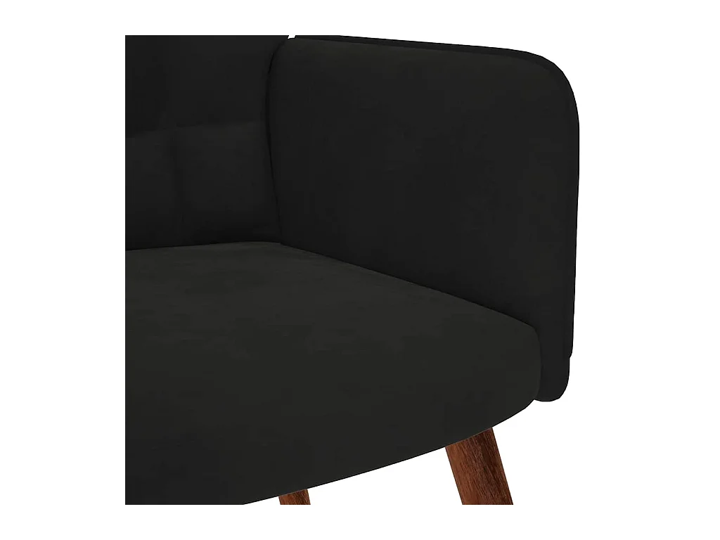 Sillón de relax | Silla de relax de terciopelo negro SHL4602