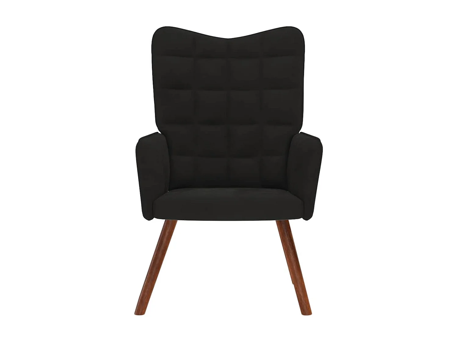 Relaxsessel-Lounge Sessel indoor Schwarz Samt SHL52079