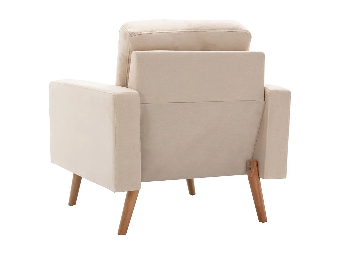 Fauteuil salon-Chaise-Fauteuil Crème Tissu 77x71x80 cm SHL3621