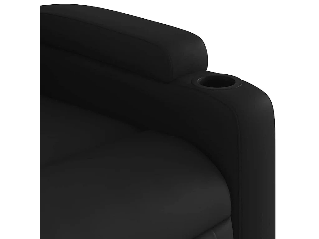 Massage-Relaxsessel | Lounge Sessel indoor Kunstleder Schwarz SHL13450