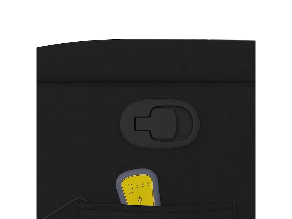 Massage-Relaxsessel | Lounge Sessel indoor Kunstleder Schwarz SHL13450