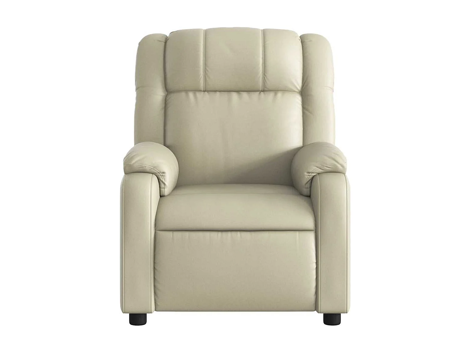 Sillón de salón | Silla | Sillón de masaje reclinable eléctrico cuero sintético crema SHL9612