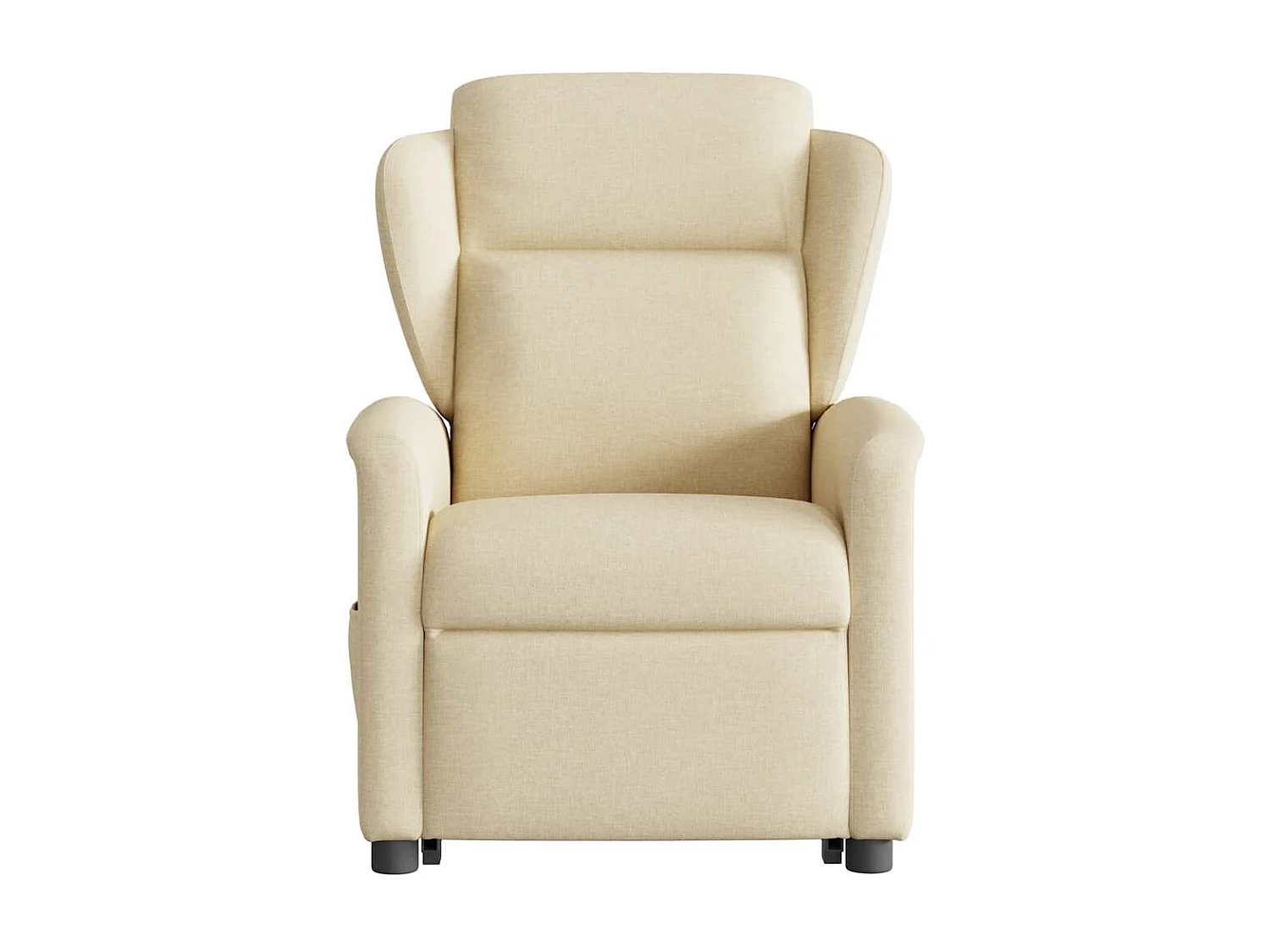 Relaxsessel mit Aufstehhilfe Elektrisch | Lounge Sessel indoor Creme Stoff SHL56561