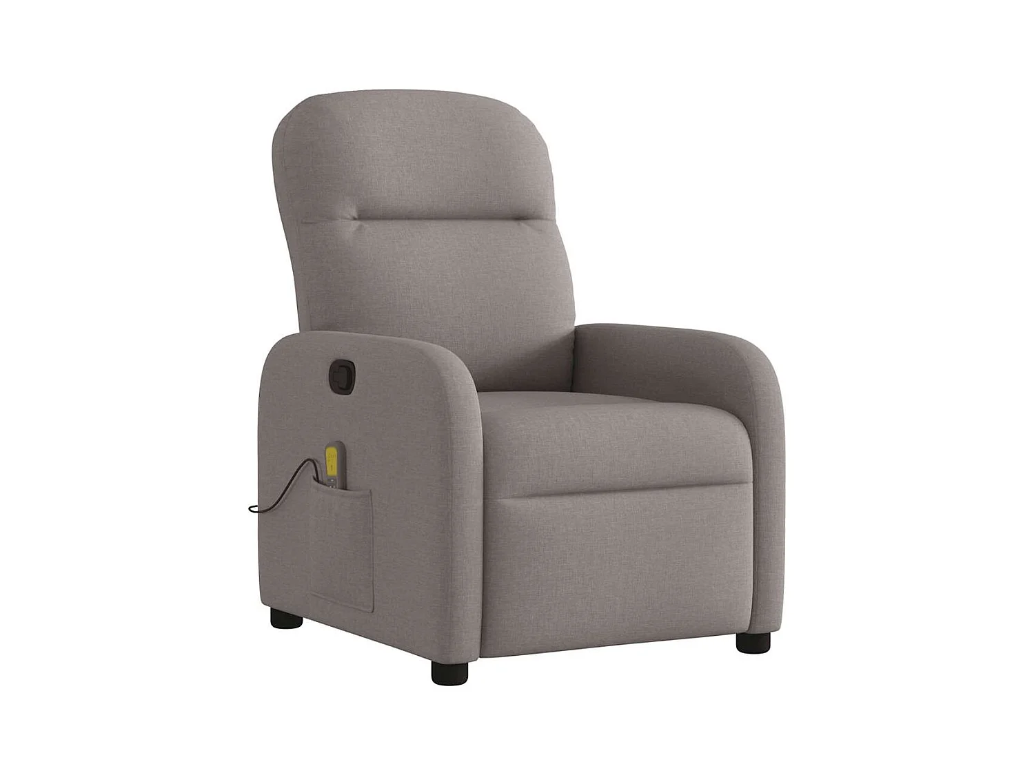 Sillón de salón | Silla | Sillón de masaje reclinable de tela gris taupé SHL2271