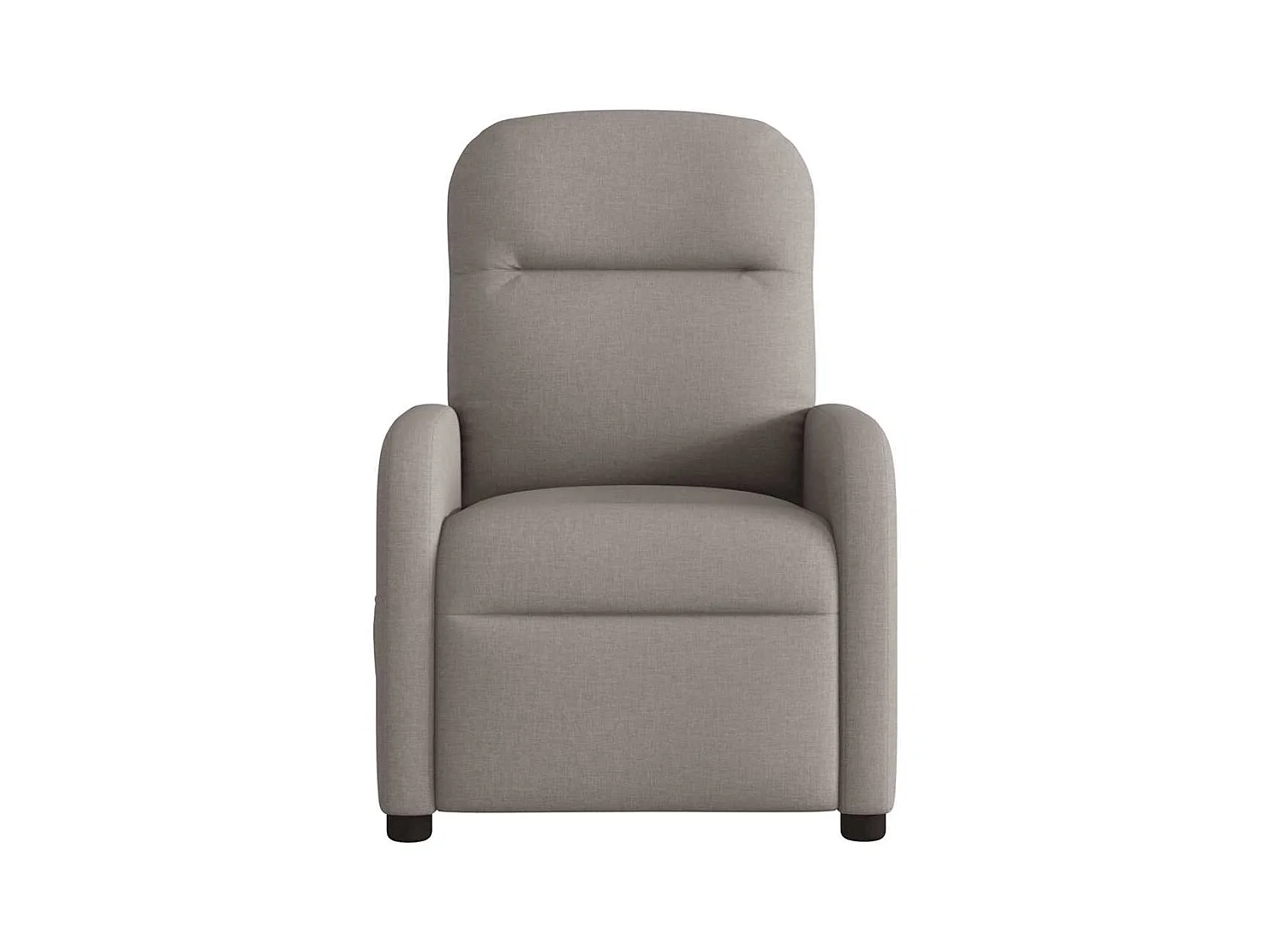 Sillón de salón | Silla | Sillón de masaje reclinable de tela gris taupé SHL2271