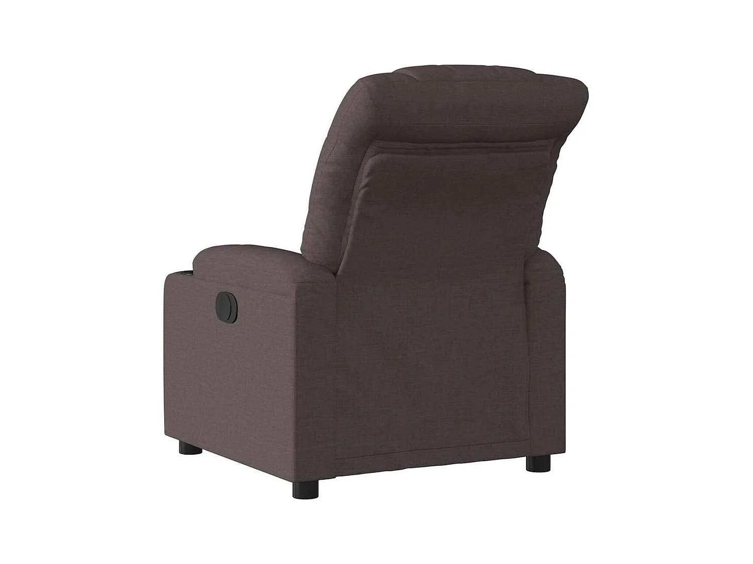 Sillón de relax | Silla | Sillón reclinable de tela marrón oscuro SHL7081