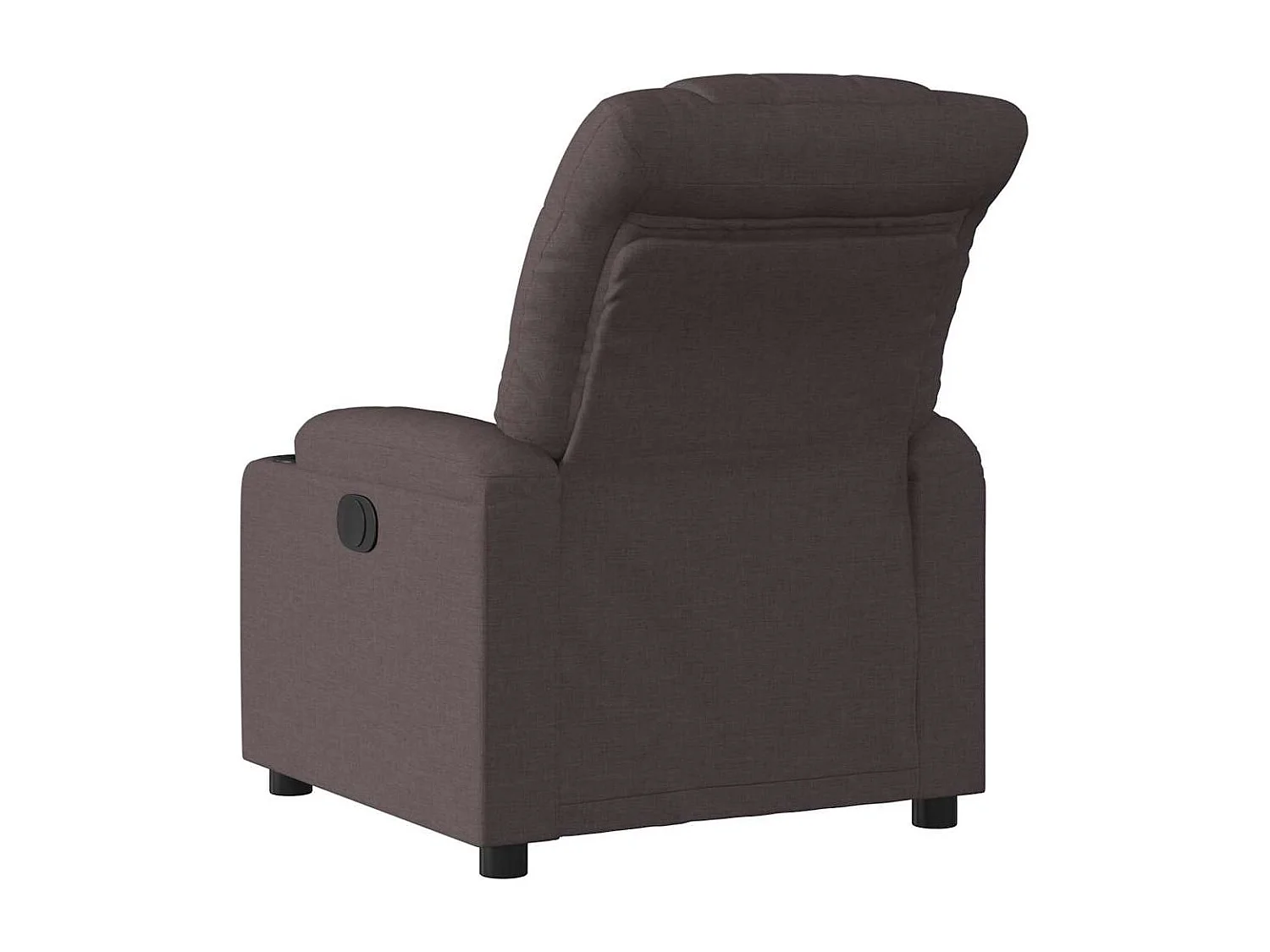 Relaxsessel | Lounge Sessel für Wohnzimmer Dunkelbraun Stoff SHL98537