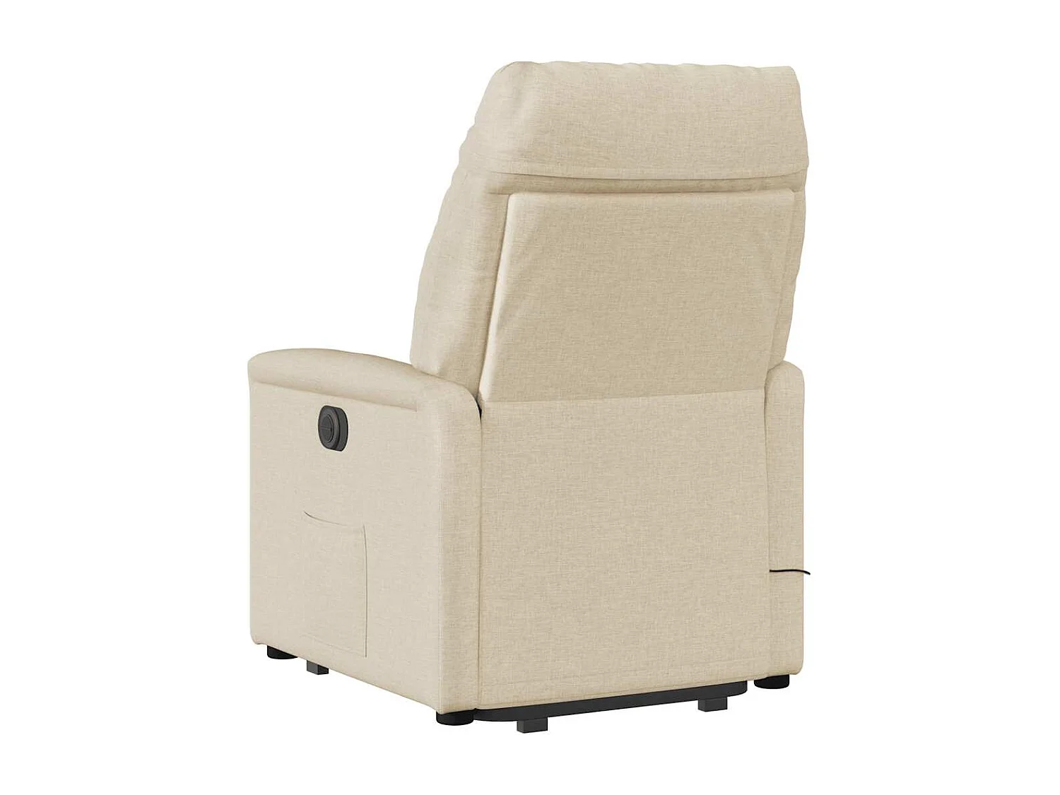 Massagesessel mit Aufstehhilfe | Relaxsessel Creme Stoff SHL48993