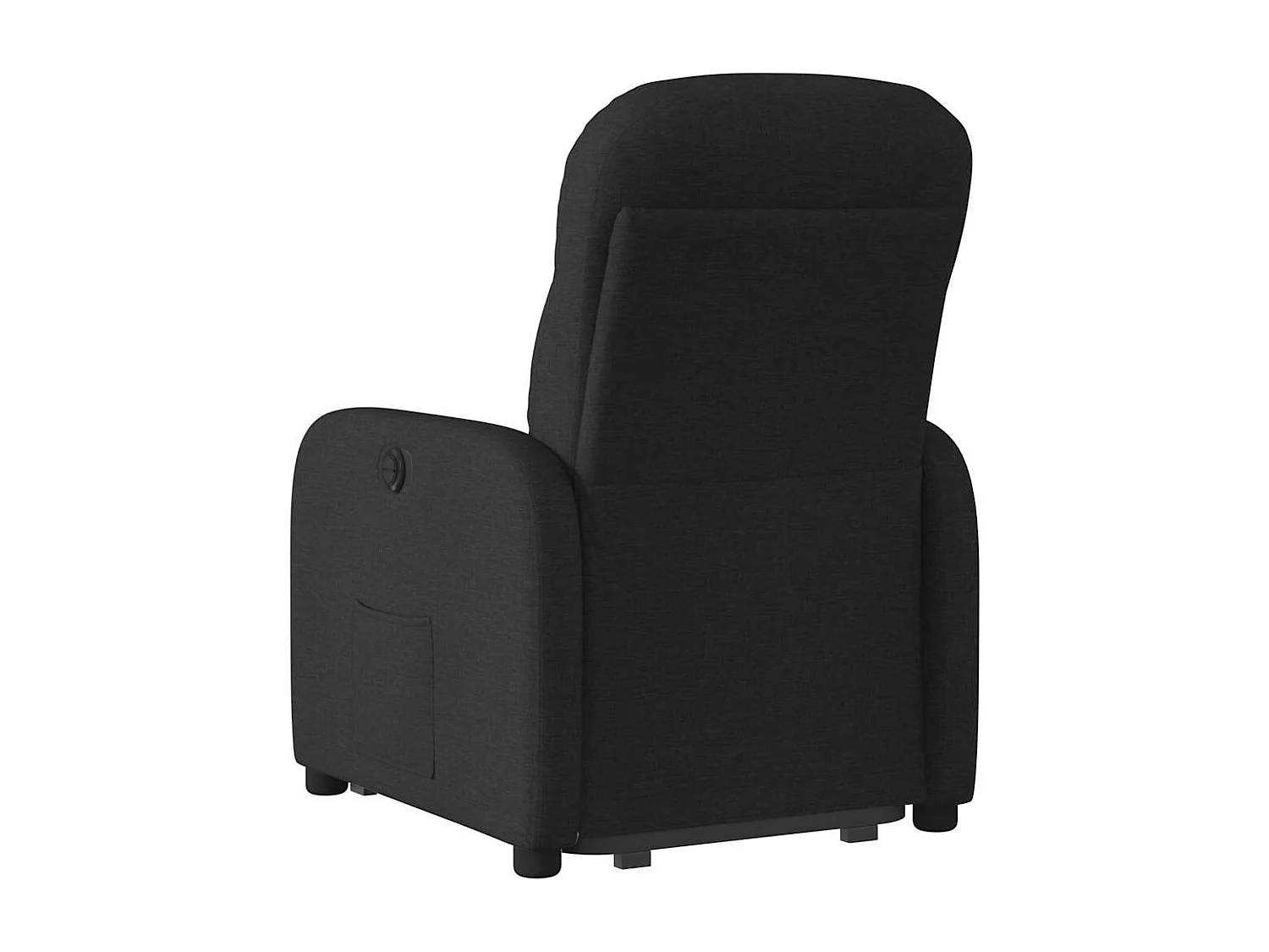 Silla de relax | Sillón eléctrico reclinable elevable de tela negro SHL3340