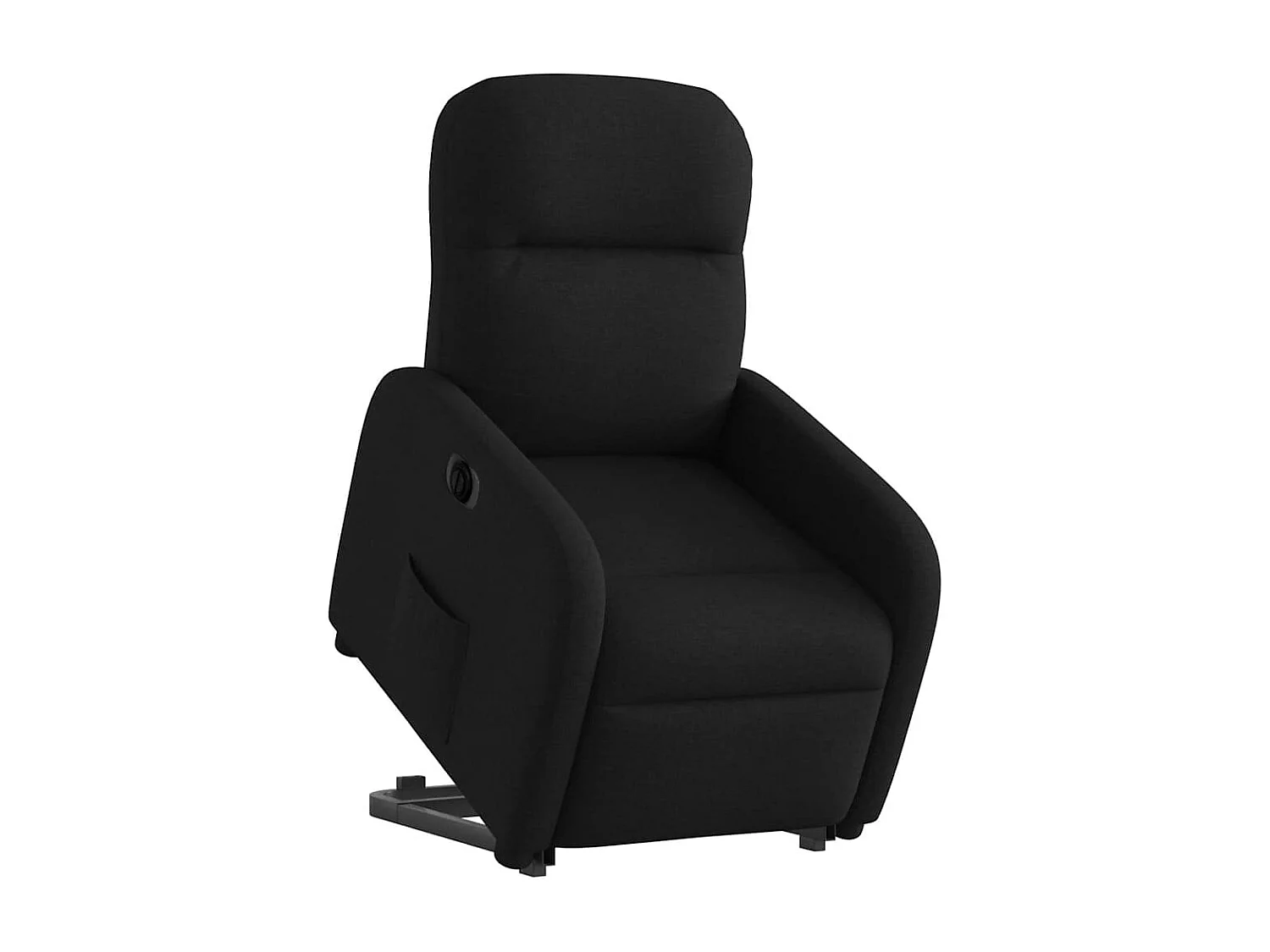 Fauteuil inclinable électrique-Chaise de relax-Fauteuil TV noir tissu SHL4081